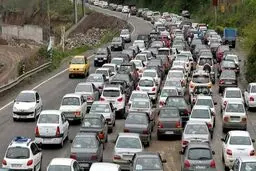 وضعیت ترافیک محور‌های مواصلاتی در ۲۶ اسفند
