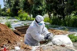 گفت‌وگو با فردی که قبر «متوفیان مبتلا به کرونا» را می‌کَنَد