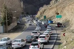 جاده چالوس ۲ طرفه شد