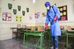 ضدعفونی تمام مدارس/رعایت فاصله بین دانش آموزان در کلاس