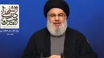 سید حسن نصرالله: حق، با گذر زمان زایل نمی‌شود و از “بحر تا نهر” متعلق به مردم فلسطین است