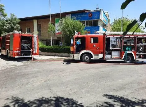 آتش سوزی در فدراسیون کشتی