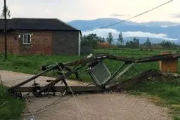 تداوم خاموشی ناشی از توفان در سه شهر مازندران