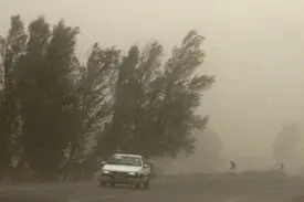 تند باد کردستان را در می‌نوردد