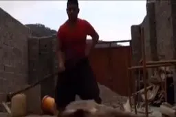 شکنجه وحشیانه یک خر / او قبلا یک سگ را دار زد و کشت + عکس