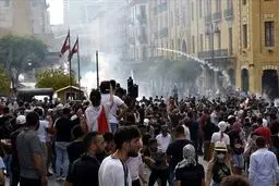 ادامه اعتراضات در شمال لبنان برای دومین شب متوالی؛ ۷۲ نفر زخمی شدند