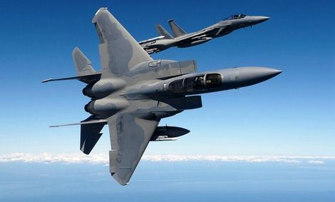 سقوط هواپیمای اف ۱۵ آمریکا در شمال انگلیس