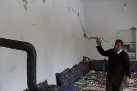 خسارت جزئی زلزله ۵.۳ ریشتری به برخی منازل خشتی قطور آذربایجان‌غربی