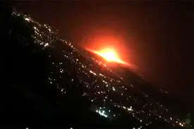صدای مهیب در شرق تهران/آسمان نارنجی شد