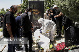 پیکر علیرضا راهب در خانه ابدی