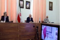 گفت‌وگوی ظریف و همتای قطری‌اش