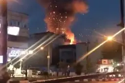 هشدار اورژانس درباره تجمع در محل وقوع حریق کلینیک سینا اطهر