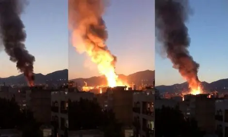 حریق کلینیک سینا اطهر کنترل شد