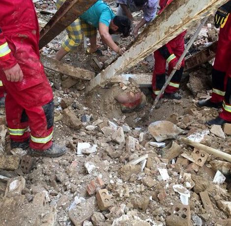 ریزش مرگبار آوار در شهرقدس