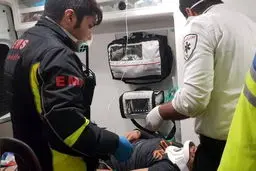 پنج مصدوم در پی وقوع تصادف در بزرگراه یاسینی