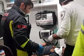 پنج مصدوم در پی وقوع تصادف در بزرگراه یاسینی