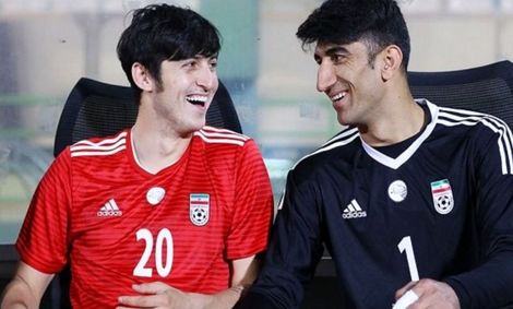 رقابت آزمون و بیرانوند برای کسب عنوان محبوب‌ترین بازیکن جام ملت‌ها+ عکس