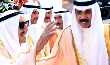 در پی بستری شدن امیر کویت، ولیعهد این کشور عهده‌دار امور شد