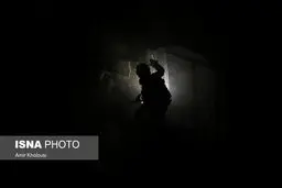 آتش به جان بیمارستان درحال ساخت مادر قم