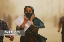 تداوم وزش باد شدید و خیزش گردوخاک در نوار شرقی کشور