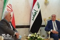 نشست مطبوعاتی وزرای خارجه ایران و عراق/ ظریف: عراق قوی به ثبات ایران کمک می کند/ حسین: خواهان روابط متعادل با کشورهای همسایه هستیم