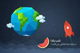 شب یلدا در فضا چه اتفاقی می‌افتد؟