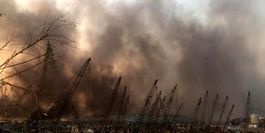 وقوع انفجار مهیب در بندر بیروت لبنان با ده‌ها کشته و صدها زخمی