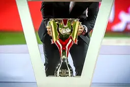 رونمایی از جام قهرمانی پرسپولیس در لیگ نوزدهم + عکس