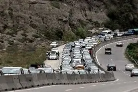 جاده هراز یک طرفه شد