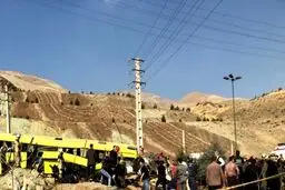 واژگونی مرگبار اتوبوس در دانشگاه علوم تحقیقات