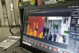 روسیه دوربین حرارتی تشخیص کرونا ساخت