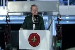 اردوغان: اجازه چپاول حق ملت و منابع طبیعی ترکیه را نمی‌دهیم