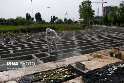 فاصله اجساد بیماران مبتلا به کرونا از منبع آب‌های زیرزمینی