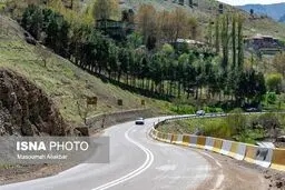 جاده چالوس یک طرفه می‌شود