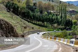 جاده چالوس یک طرفه می‌شود