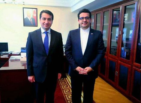 بررسی تحولات روابط دوجانبه در دیدار موسوی با دستیار رئیس جمهور آذربایجان