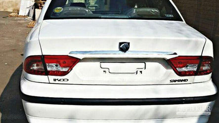 سمند فیس لیفت با پلاک ملی در خیابان + عکس