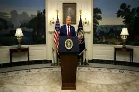 ترامپ: برای توقف برنامه هسته‌ای ایران تلاش می‌کنیم