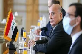فؤاد حسین در دیدار با ظریف: عراق اجازه نمی دهد تهدیدی از خاکش متوجه همسایگان شود