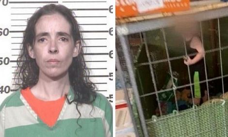 دستگیری مادری که کودکش را در قفس با یک مار بوآ زندانی کرده بود