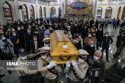 مراسم اقامه نماز بر پیکر محمدرضا شجریان انجام شد + تصاویر