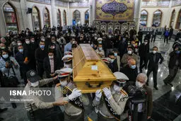 مراسم اقامه نماز بر پیکر محمدرضا شجریان انجام شد + تصاویر