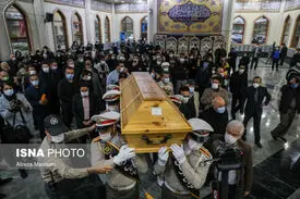 مراسم اقامه نماز بر پیکر محمدرضا شجریان انجام شد + تصاویر