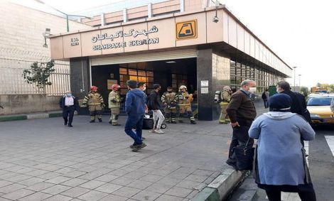 جزئیات حادثه آتش سوزی حد فاصل ایستگاه اکباتان تا ارم سبز