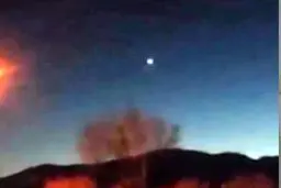 انفجار شیء نورانی در مرز سمنان و خراسان شمالی