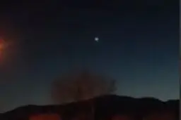 انفجار شیء نورانی در مرز سمنان و خراسان شمالی