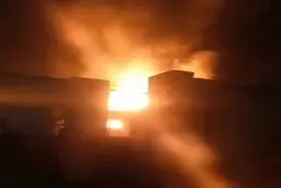 زنده زنده سوختن پسر نوجوان و پدرش‌