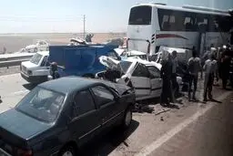 تصادف زنجیره ای در چابهار/ ۶ نفر مصدوم شدند