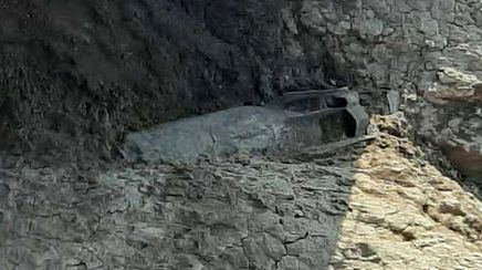 کشف یک بمب ۵۰۰ پوندی به جا مانده از جنگ در پلدختر