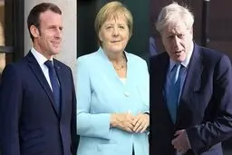 ماکرون و مرکل درخواست تماس تلفنی از سوی جانسون را رد کردند